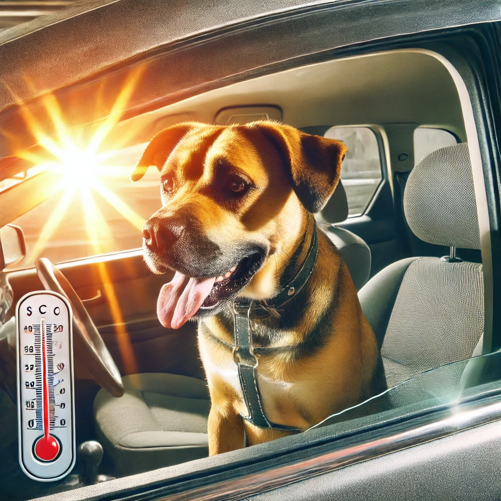 Combien de temps un chien peut-il rester dans une voiture ?